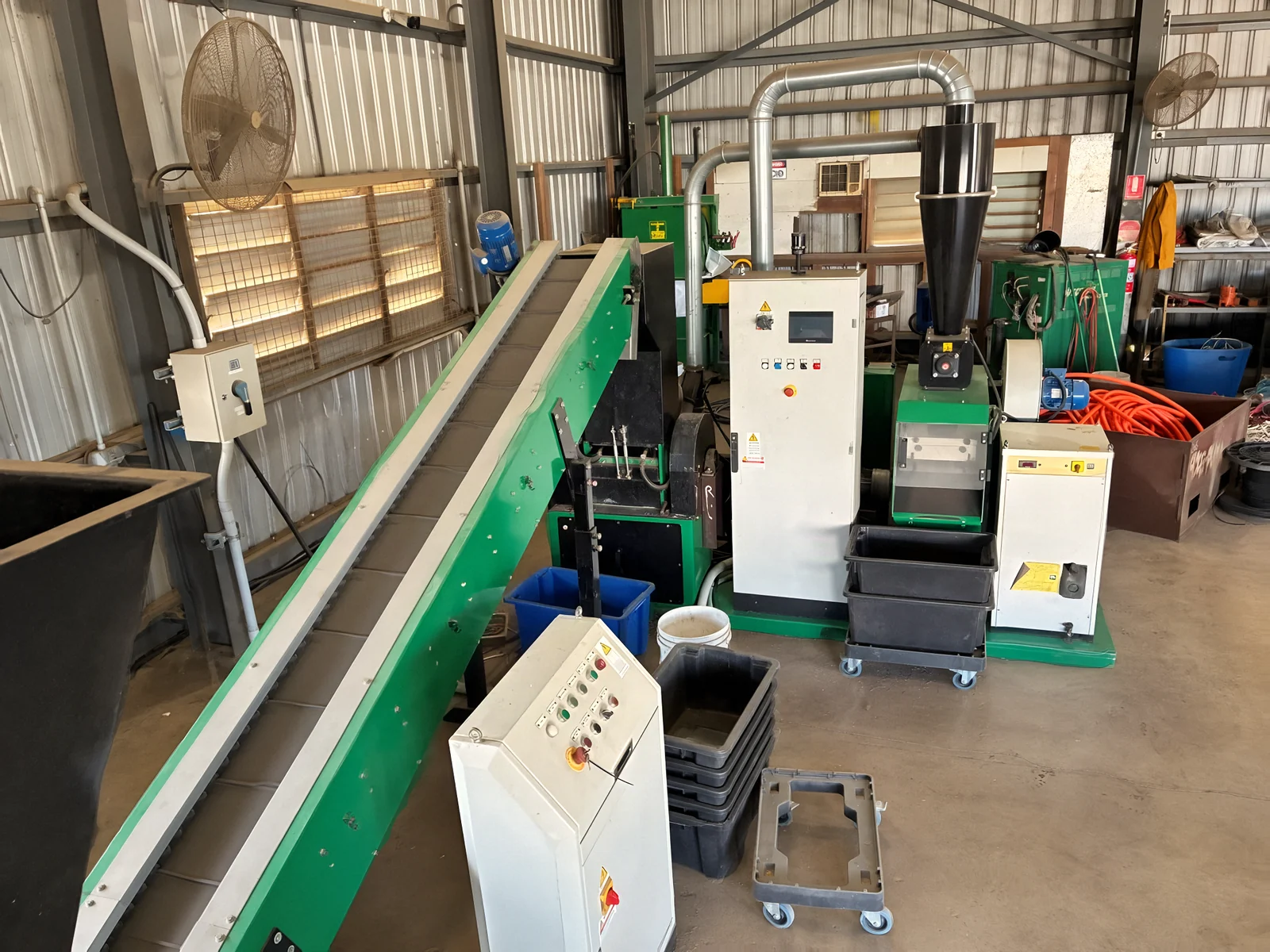 Copper granulation line at CMR