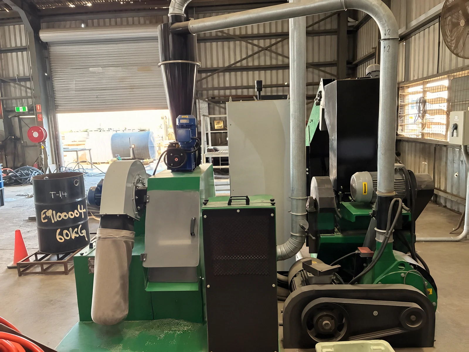 Copper granulator at CMR